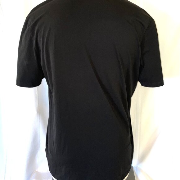 NWOT Men's Size XL Buttercloth® Solid Black Short Sleeve V-Neck T-Shirt - Picture 2 of 8